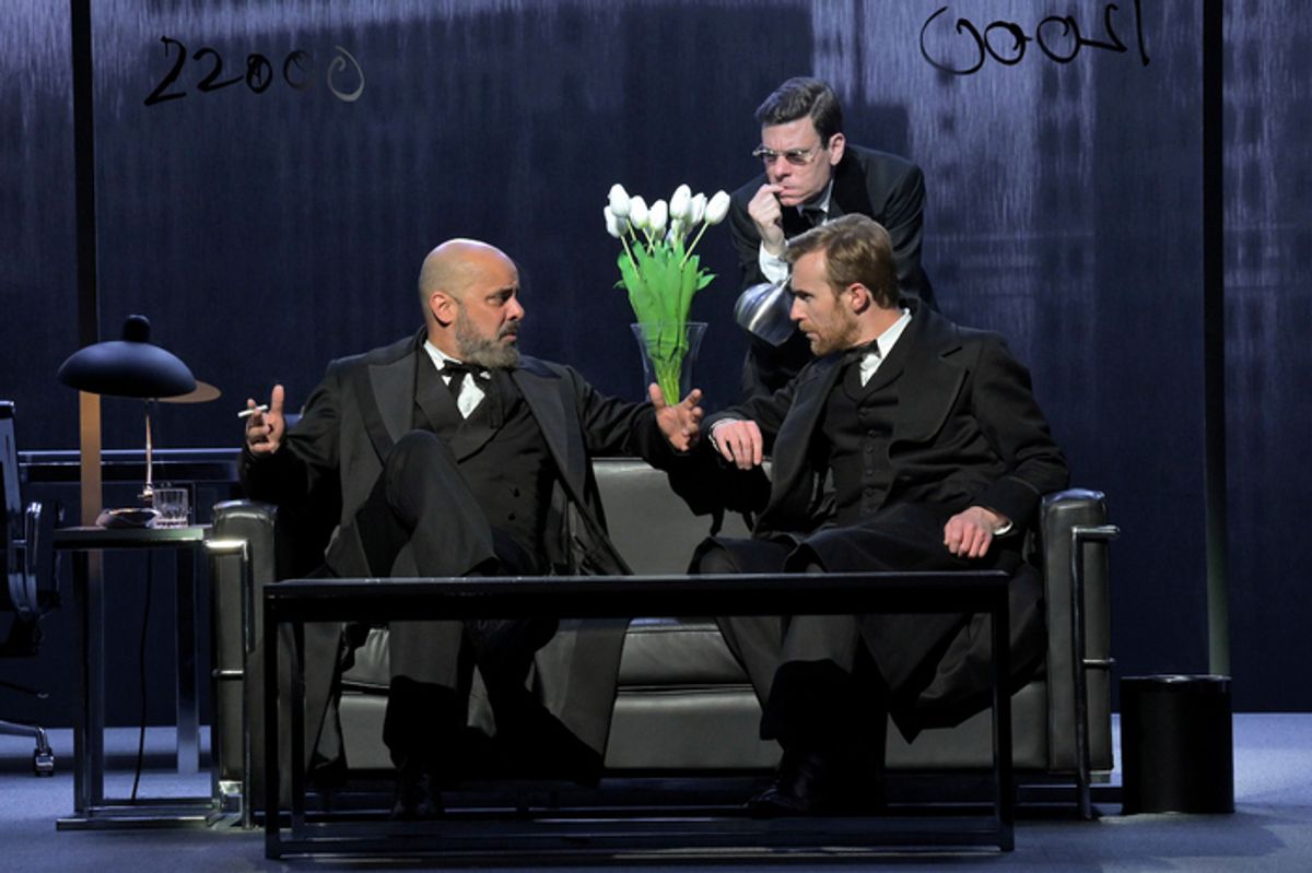 John Heffernan, Howard W. Overshown, and Aaron Krohn at 