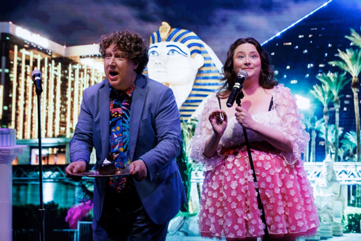 David Carl and Katie Hartman  at 