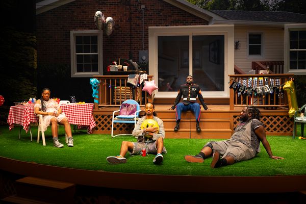 m, Xavier Pacheco, Tian Richards, and Ṣọla Fadiran  Photo