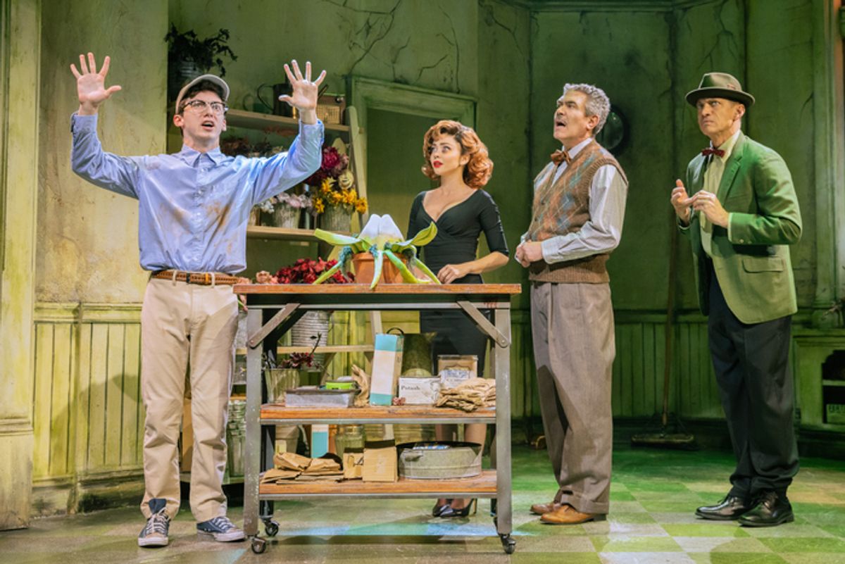 Andrew Barth Feldman, Sarah Hyland, Kevin Del Aguila, James Carpinello at 