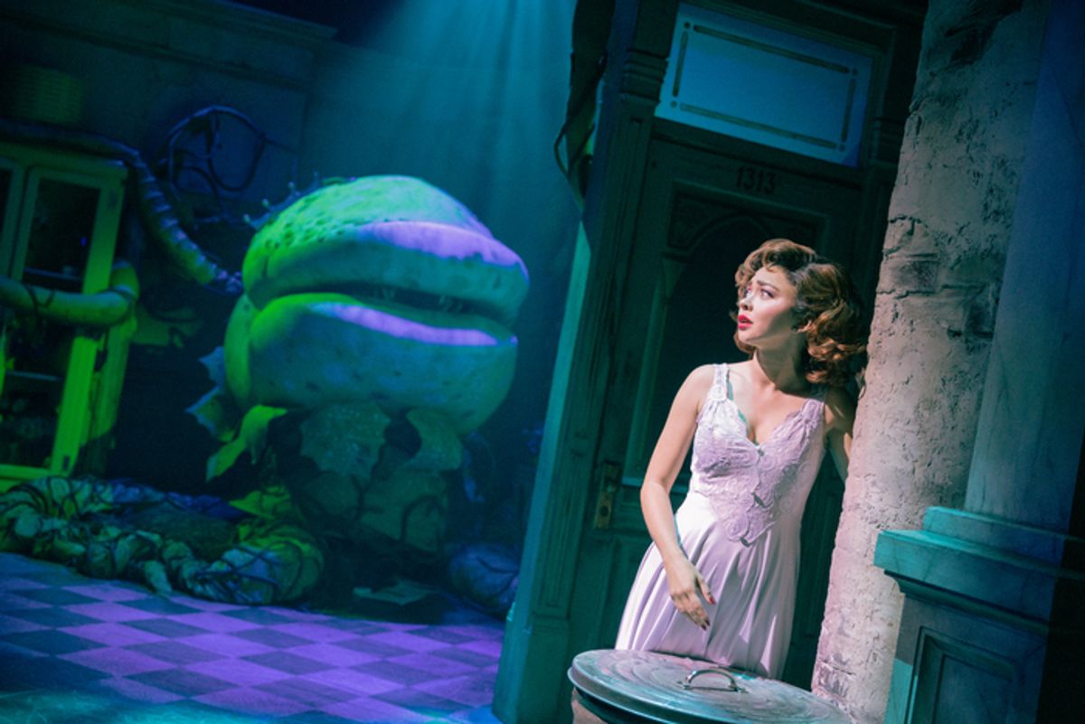 Sarah Hyland at Photos: See Sarah Hyland & Andrew Barth Feldman in LITTLE SHOP OF HORRORS