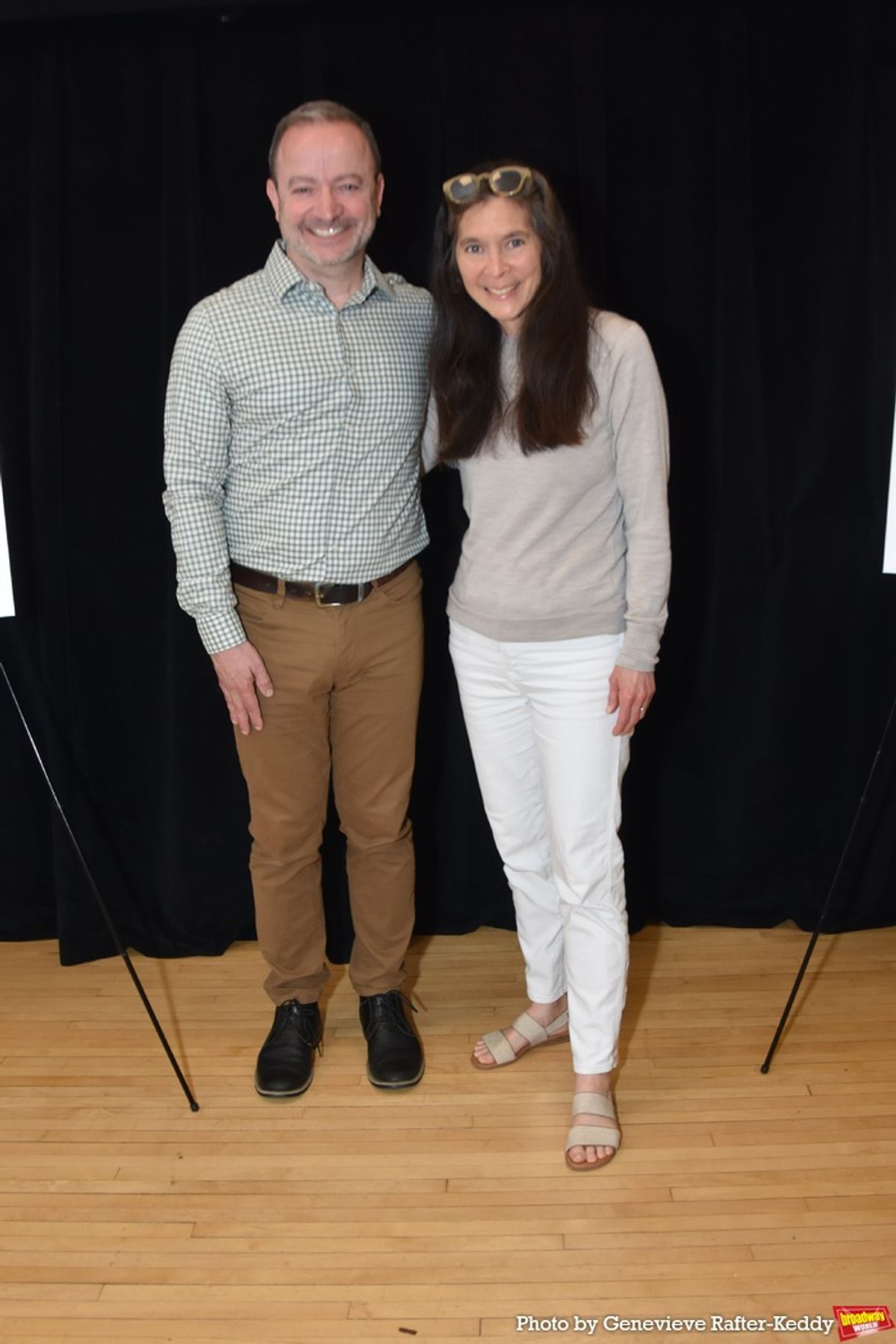 Mario Correa and Diane Paulus at 