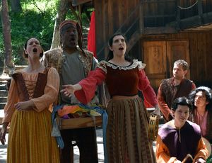 Shoshanna Green, Gerald C. Rivers, Aubrey Sage and Ensemble Photo by Ian Flanders @ BroadwayWorld Shoshanna Green, Gerald C. Rivers, Aubrey Sage and Ensemble Photo by Ian Flanders Photo