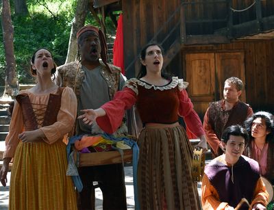 Shoshanna Green, Gerald C. Rivers, Aubrey Sage and Ensemble  Photo by Ian Flanders Photo
