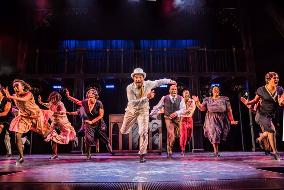 John Clarence Stewart and Cast in Jelly’s Last Jam at 