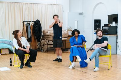 Chalia La Tour, James Cusati-Moyer, Olivia Washington, Kit Harington Photo
