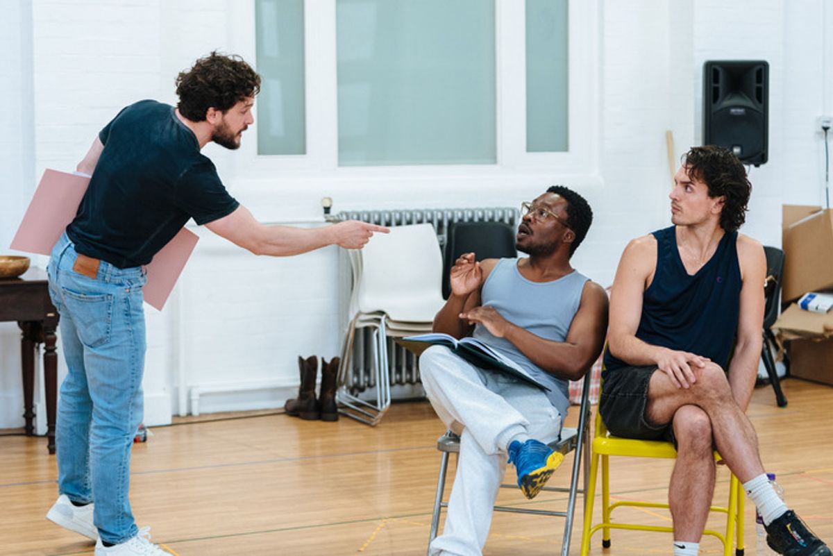 Kit Harington, Fisayo Akinade, James Cusati-Moyer at 