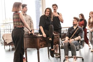  Lottie Johnson (Ensemble), Benjamin Durham (Ensemble), Kym Marsh (Cruella De Vil), T Photo