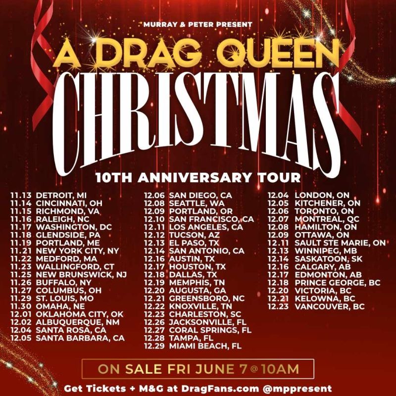 A DRAG QUEEN CHRISTMAS 10th Anniversary Tour Dates Revealed A DRAG QUEEN CHRISTMAS 10th Anniversary Tour Dates Revealed Image
