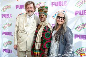 Oskar Eustis, Christine Yvette Lewis, Laurie Woolery Photo