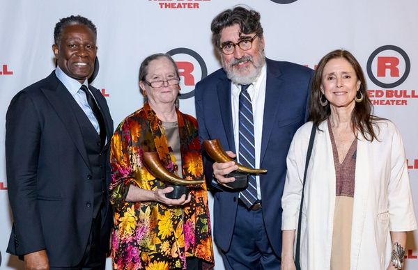 John Douglas Thompson, K. Ann McDonald, Julie Taymor, and Alfred Molina  Photo