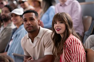  Lucien Laviscount and Lily Collins Photo