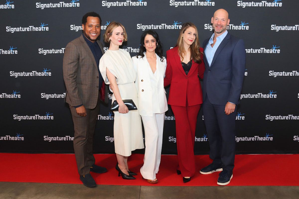Branden Jacobs-Jenkins, Sarah Paulson, Lila Neugebauer, Natalie Gold, Corey Stoll at 