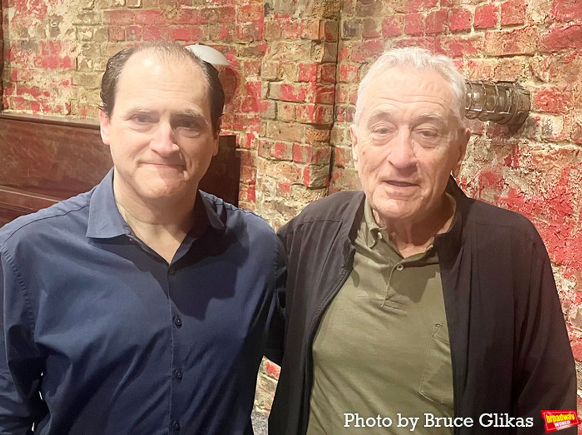 Michael Stuhlbarg and Robert De Niro at 
