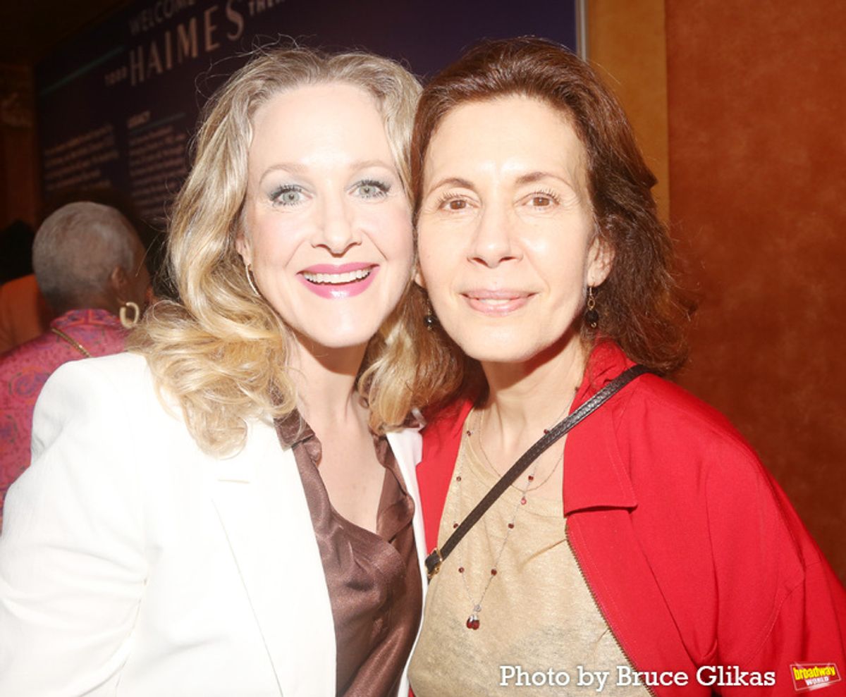 Katie Finneran and Jessica Hecht at 