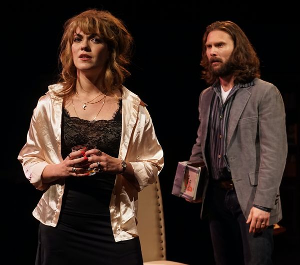 Christina Elise Perry (Rosie) and Brandon Hughes (Vinnie) in SIMPATICO (Photo: Luis A Photo