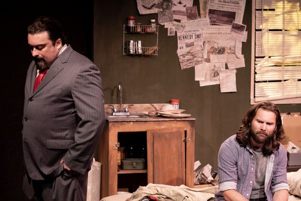 Kirk Gostkowski (Carter) and Brandon Hughes (Vinnie) in SIMPATICO (Photo: Luis Amador Photo