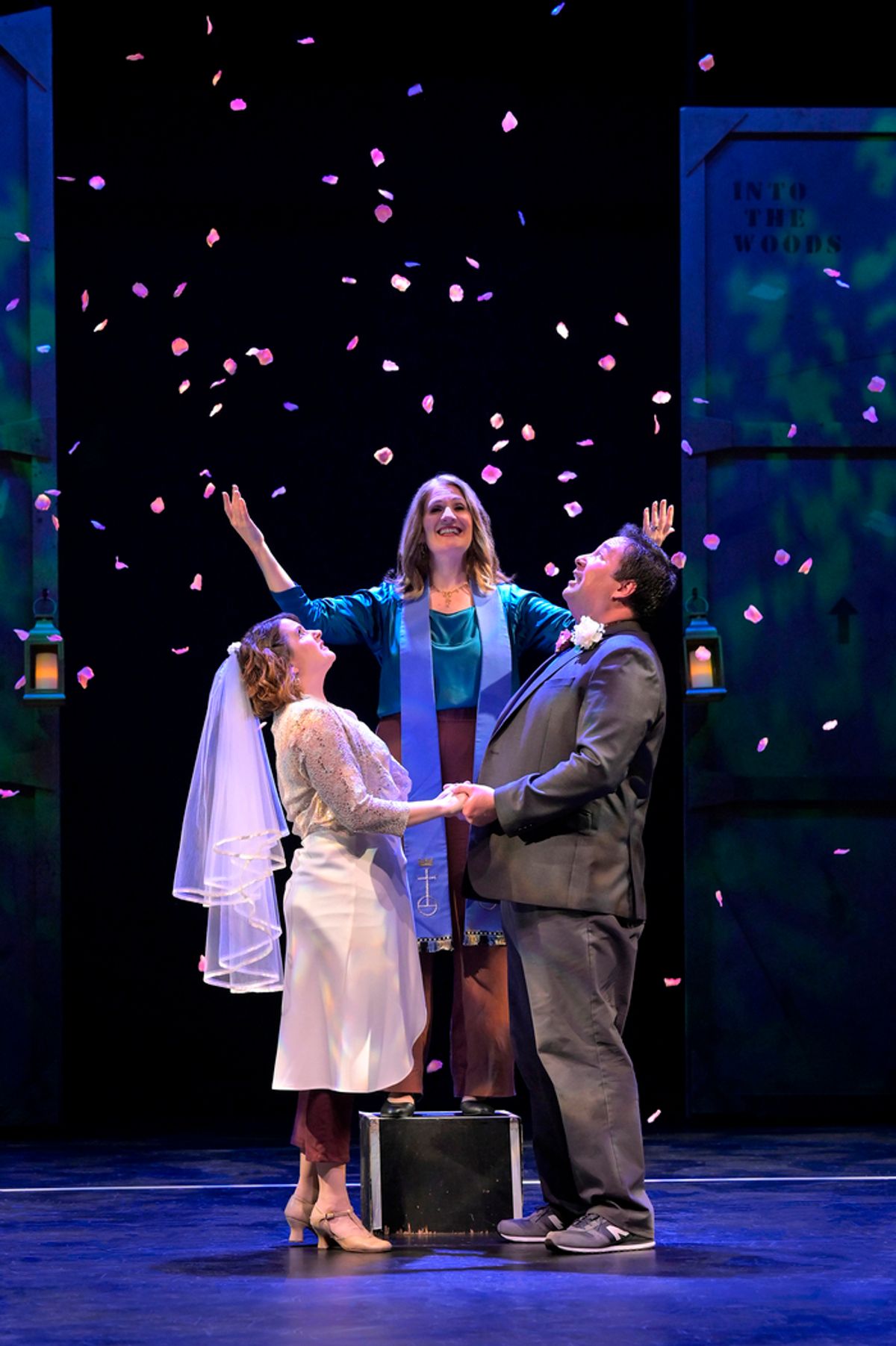 Melissa WolfKlain, Anne Tolpegin, Nick Nakashima at 