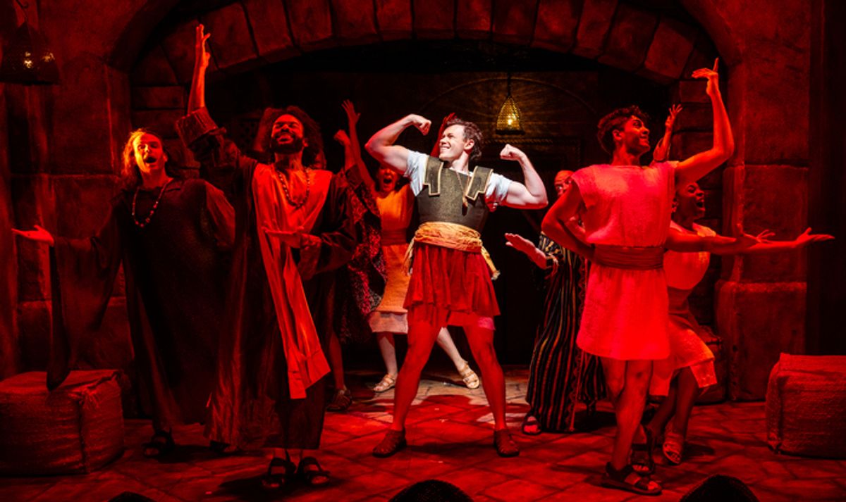 Ethan Zeph (center) and cast at 