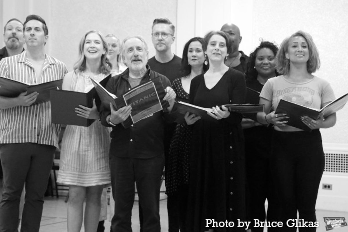 Evan Harrington, Matthew Scott, Leah Horowitz, Leslie Donna Fiesner, Chip Zien, Timothy McDevitt, Ali Ewoldt, Judy Kuhn, Kent Overshown, Lindsay Roberts and Ashley Blanchet at 