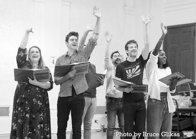 Bonnie Milligan, Drew Gehling, Daniel Torres, A.J. Shively and Emilie Kouatchou Photo