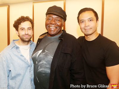 Brandon Uranowitz, Chuck Cooper and Jose Llana Photo