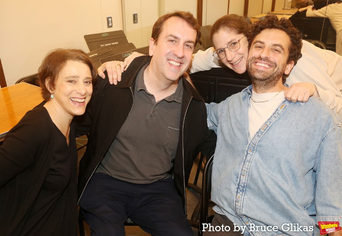 Judy Kuhn, Rob Berman, Anne Kauffman and Brandon Uranowitz  at 