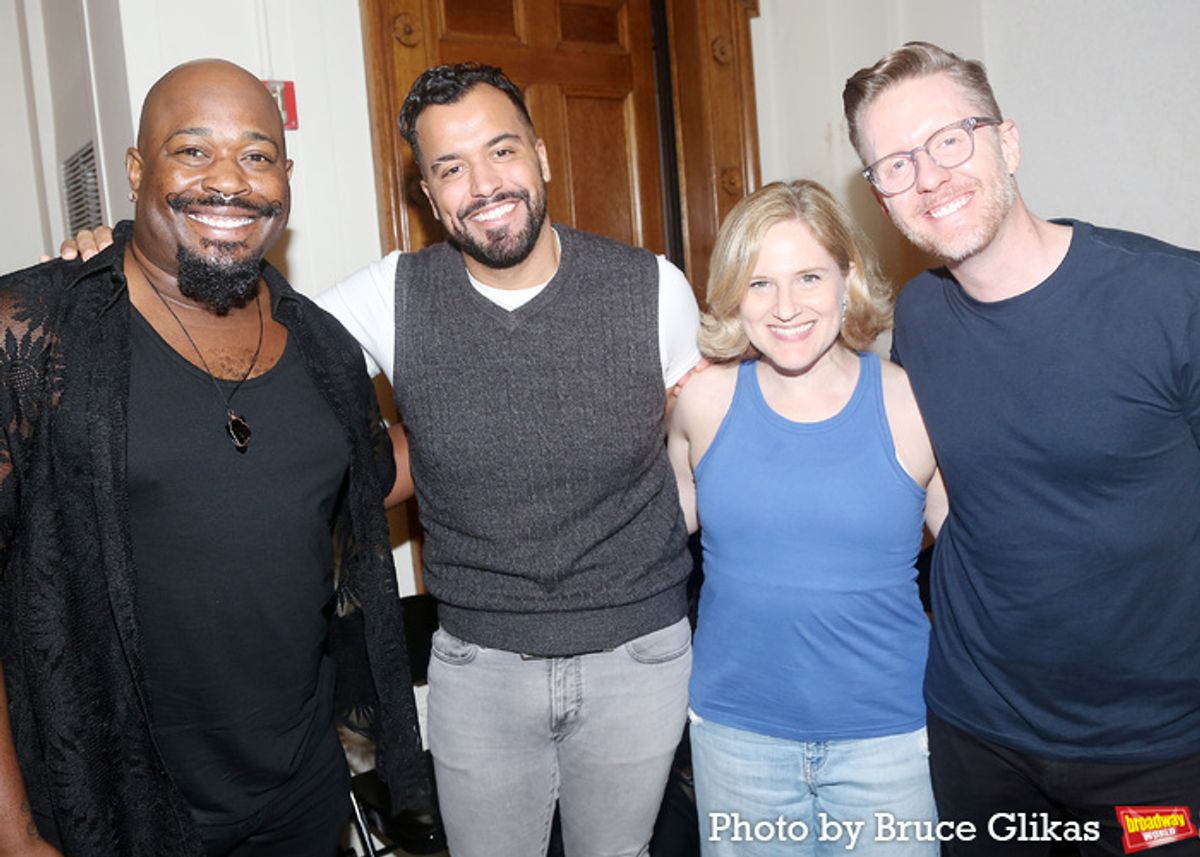 Kent Overshown, Brandon Contreras, Amy Justman and Timothy McDevitt at 