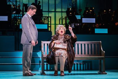 Christian Borle and Caroline Aaron Photo