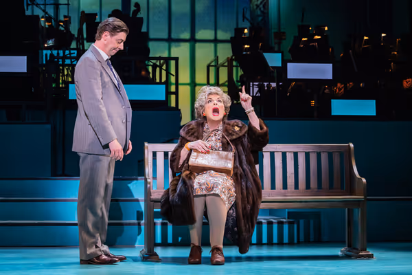 Christian Borle and Caroline Aaron Photo