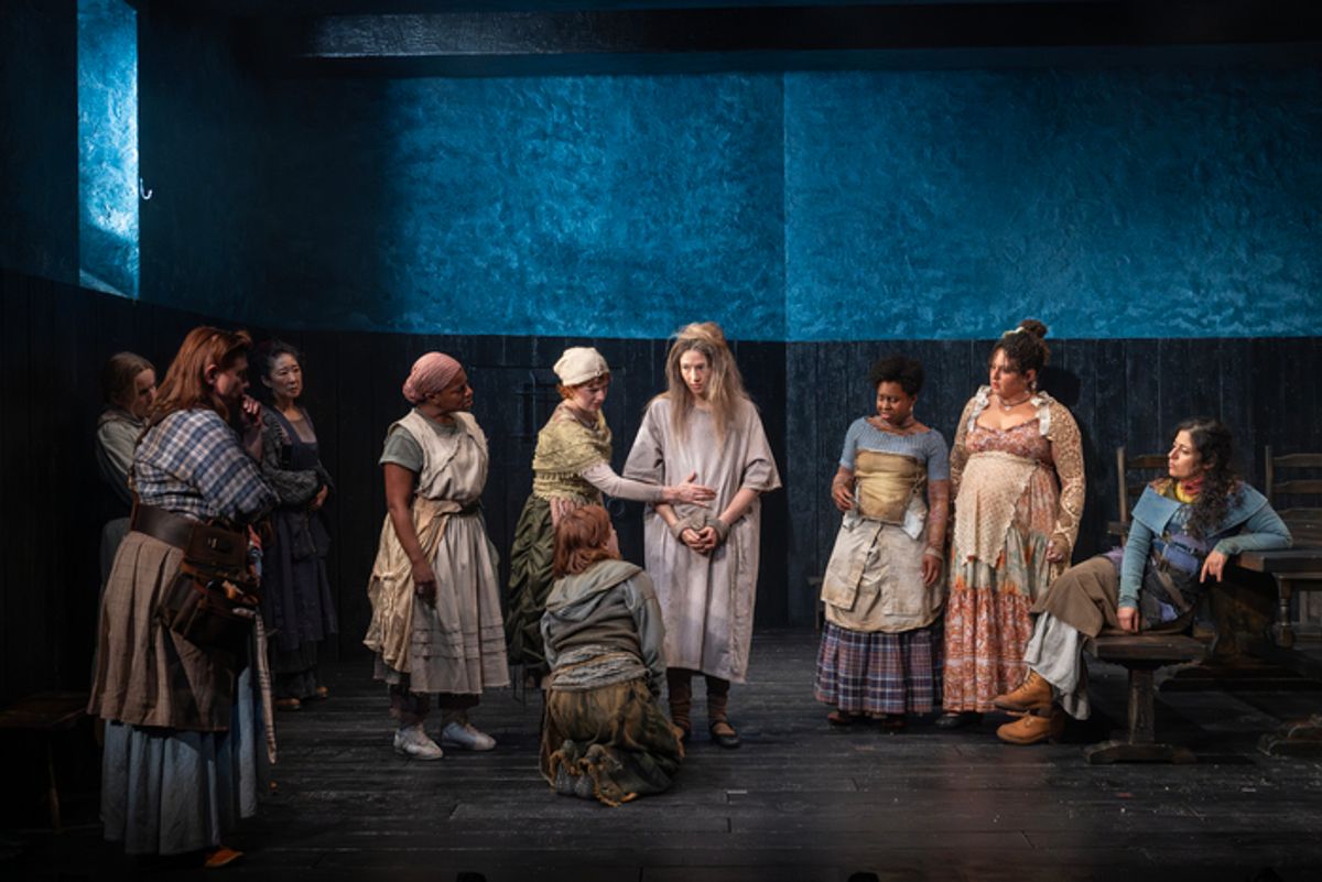 Dale Soules (Sarah Smith), Emily Cass McDonnell (Helen Ludlow), Sandra Oh (Lizzy Luke), Jennifer
Nikki Kidwell (Ann Lavender), Tilly Botsford (Kitty Givens), (kneeling) Susannah Perkins (Mary Middleton), Haley
Wong (Sally Poppy), Paige Gilbert (Hannah Rusted), Simone Recasner (Peg Carter), Nadine Malouf (Emma
Jenkins) at 