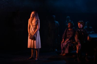 Haley Wong (Sally Poppy), Dale Soules (Sarah Smith), Susannah Perkins (Mary Middleton Photo