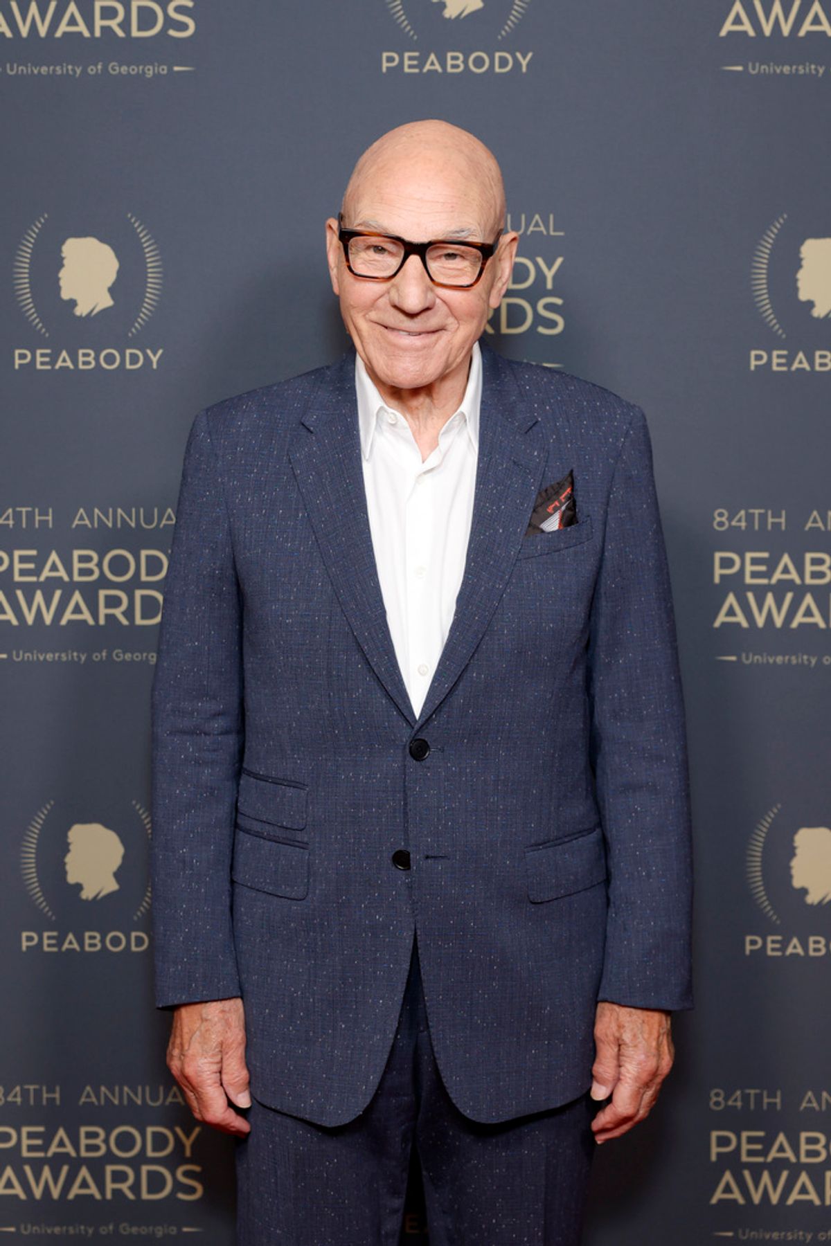 BEVERLY HILLS, CALIFORNIA - JUNE 09: Patrick Stewart attends the 2024 Peabody Awards at Beverly Wilshire, A Four Seasons Hotel on June 09, 2024 in Beverly Hills, California. (Photo by Stefanie Keenan/Getty Images for Peabody Awards) at 