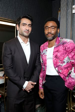 BEVERLY HILLS, CALIFORNIA - JUNE 09: (L-R) Kumail Nanjiani and Donald Glover attend the 2024 Peabody Awards at Beverly Wilshire, A Four Seasons Hotel on June 09, 2024 in Beverly Hills, California. (Photo by Stefanie Keenan/Getty Images for Peabody Awards) @ BroadwayWorld BEVERLY HILLS, CALIFORNIA - JUNE 09: (L-R) Kumail Nanjiani and Donald Glover attend t Photo