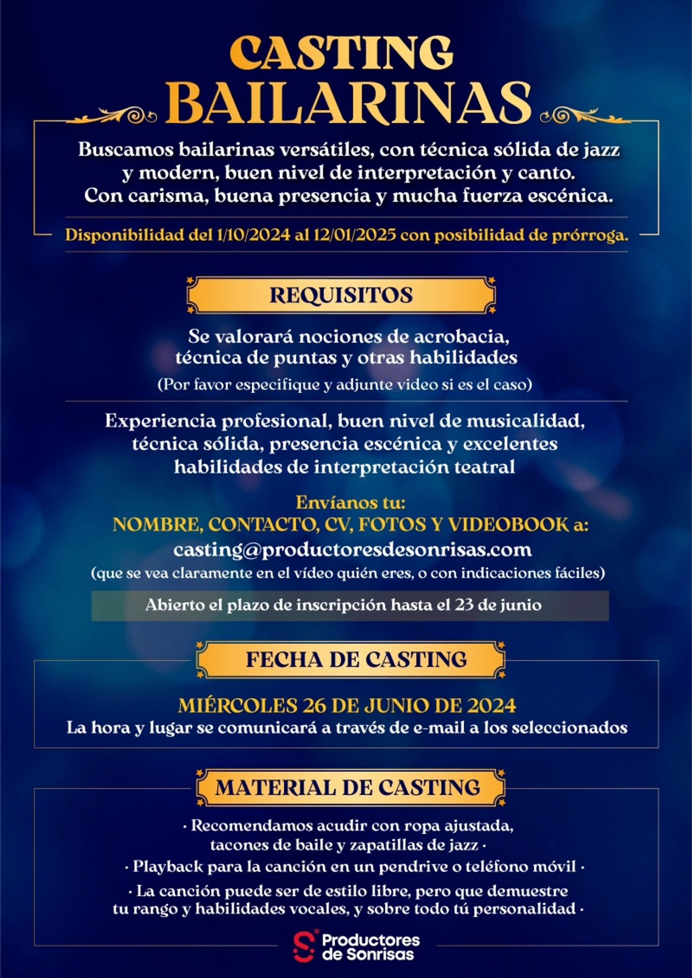 CASTING CALL: Productores de Sonrisas convoca audiciones para su producción de Navidad  Image