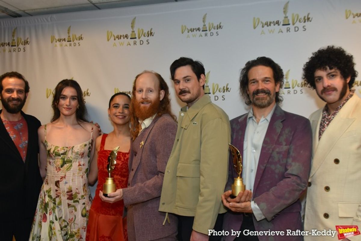 The Cast of Stereophonic-Will Brill, Sarah Pidgeon, Juliana Canfield, Andrew R, Butler, Tom Pecinka, Chris Stack and Eli Gelb at 