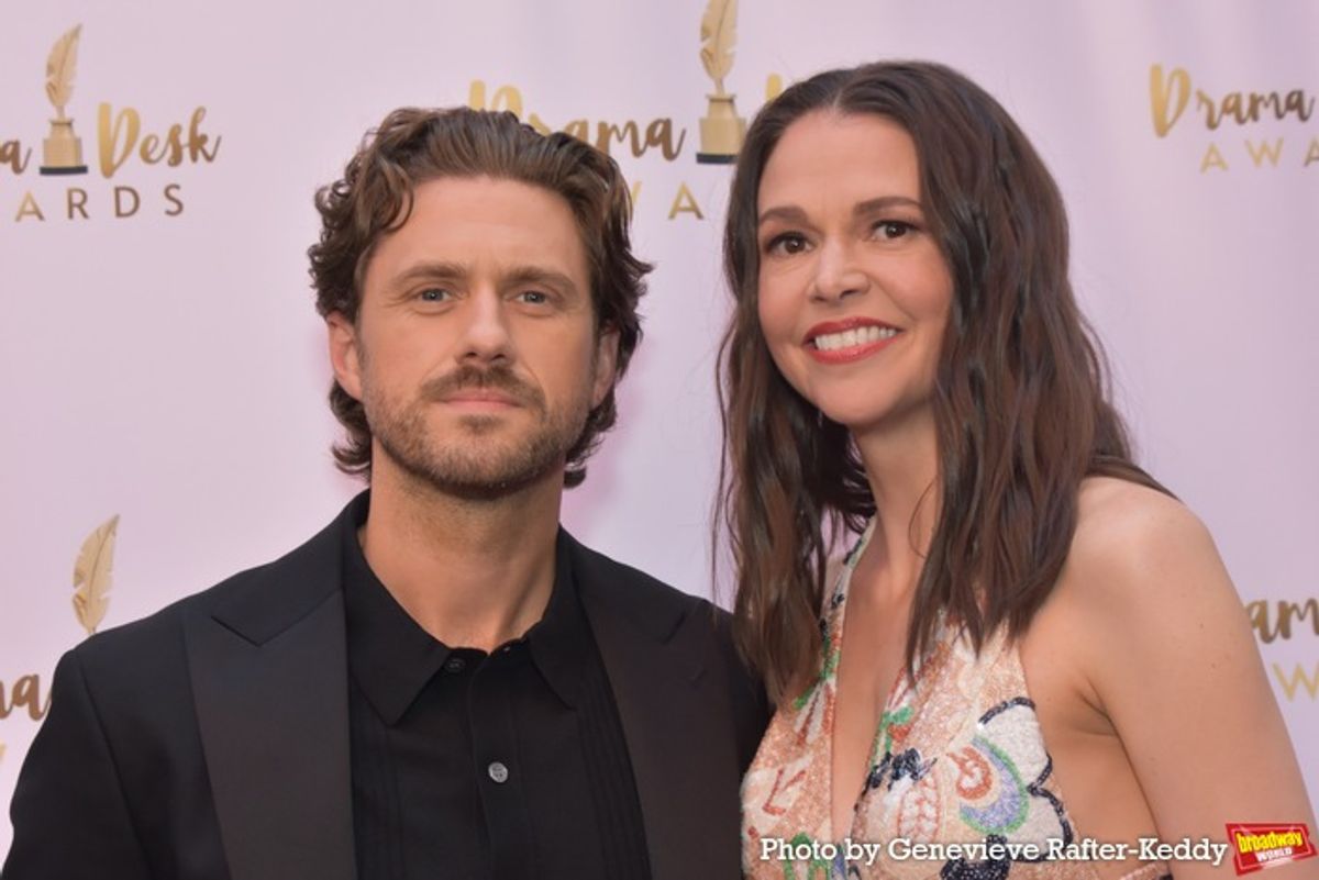 Aaron Tveit and Sutton Foster at 