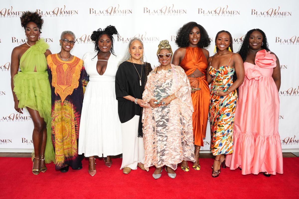 Amber Iman, Kathy A. Perkins, Danielle Brooks, Phylicia Rashad, Irene Gandy, Dede Ayite, Aisha Jackson, and Jocelyn Bioh at 