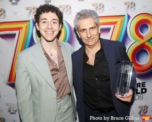 Ali Louis Bourzgui and Michael Imperioli  Photo