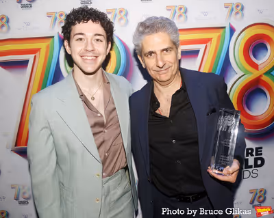 Ali Louis Bourzgui and Michael Imperioli  Photo