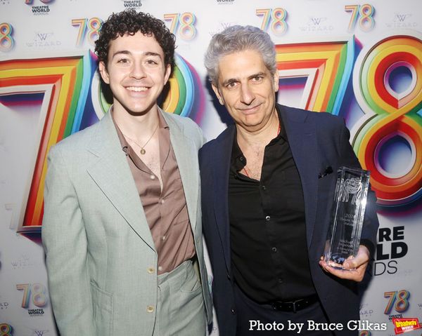 Ali Louis Bourzgui and Michael Imperioli  Photo