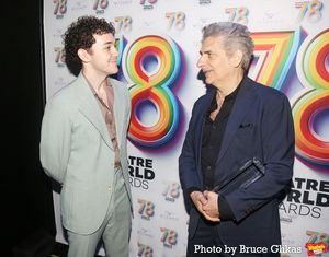 Ali Louis Bourzgui and Michael Imperioli  Photo