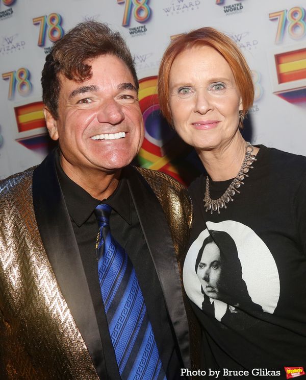 Dale Badway and Cynthia Nixon Photo