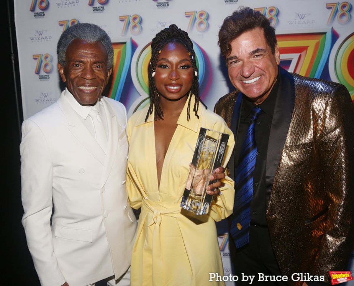 Andre De Shields, Nichelle Lewis and Dale Badway at 