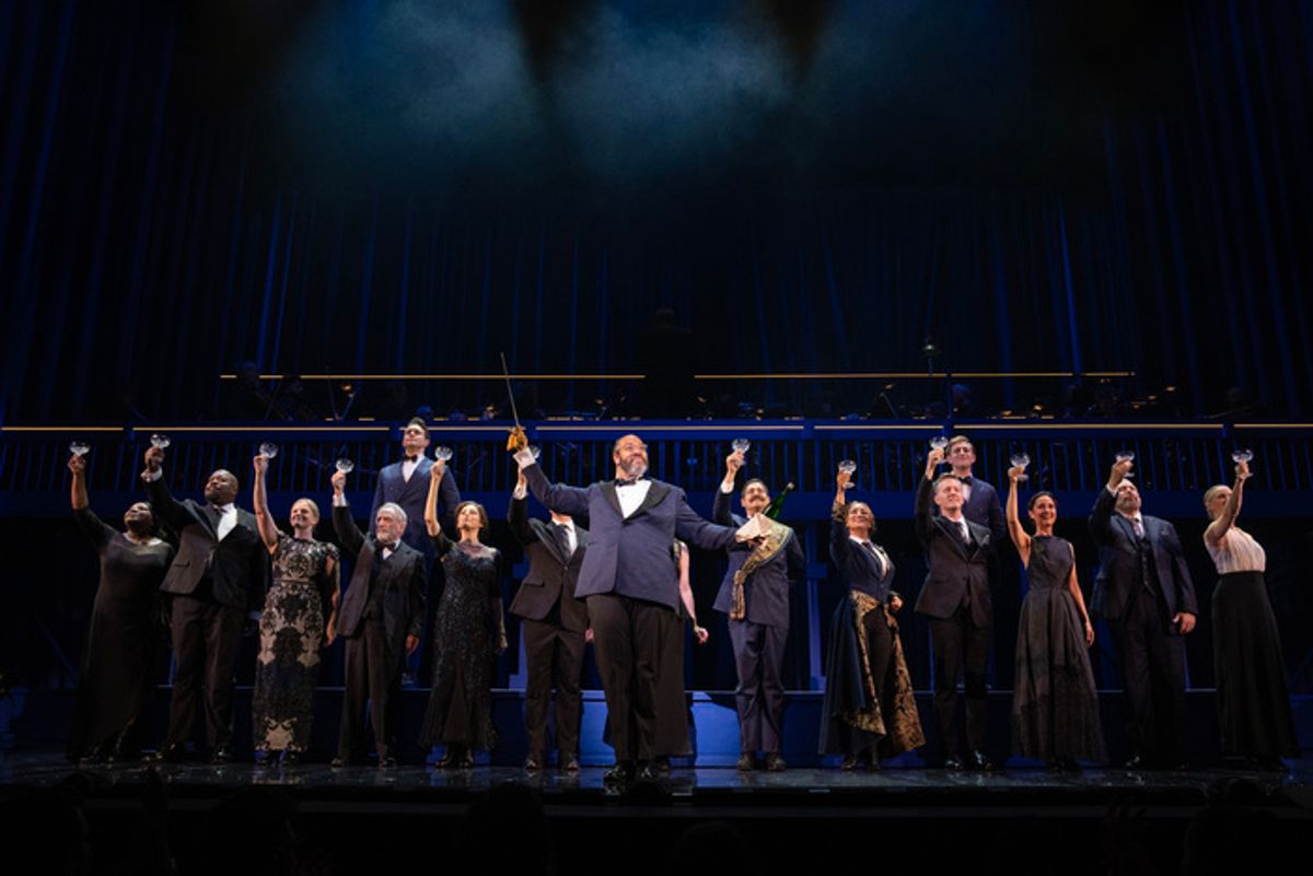 Chuck Cooper and the Cast of TITANIC at 