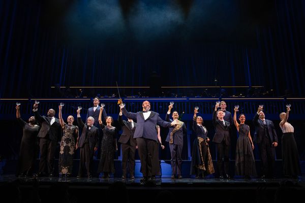 Chuck Cooper and the Cast of TITANIC Photo