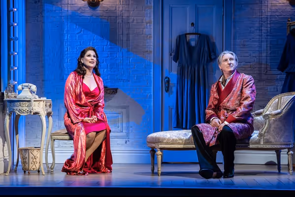 Stephanie J. Block and Adrian Dunbar and  Photo