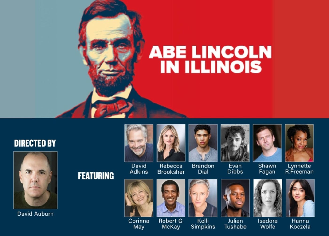 Cast Set for ABE LINCOLN IN ILLINOIS at Berkshire Theatre Group  Image