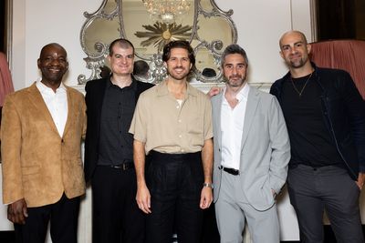 Aaron Tveit and guests Photo