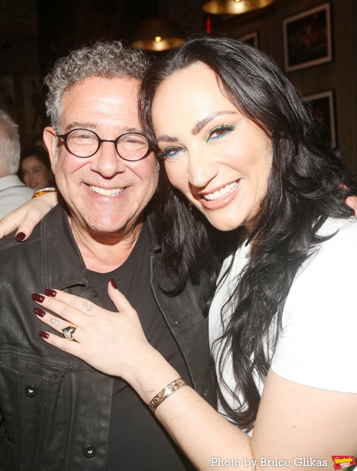 Michael Grief and Eden Espinosa  at 